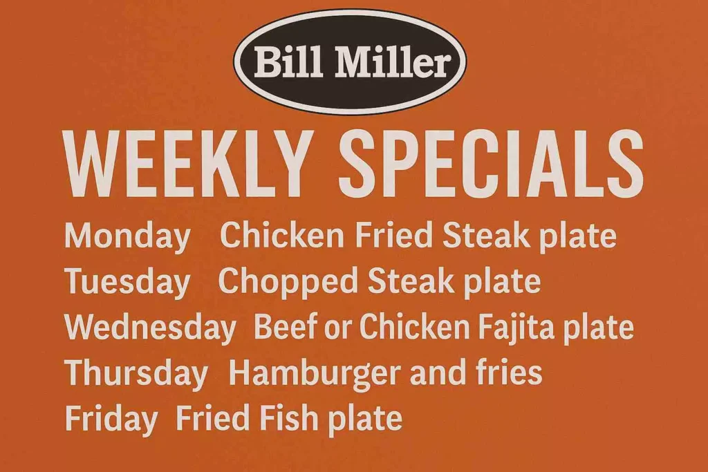 Weekly Specials