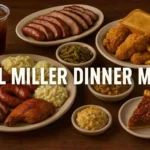 Bill Miller Dinner Menu Dinner