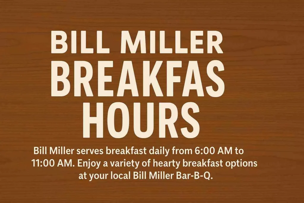 Breakfast Hours
