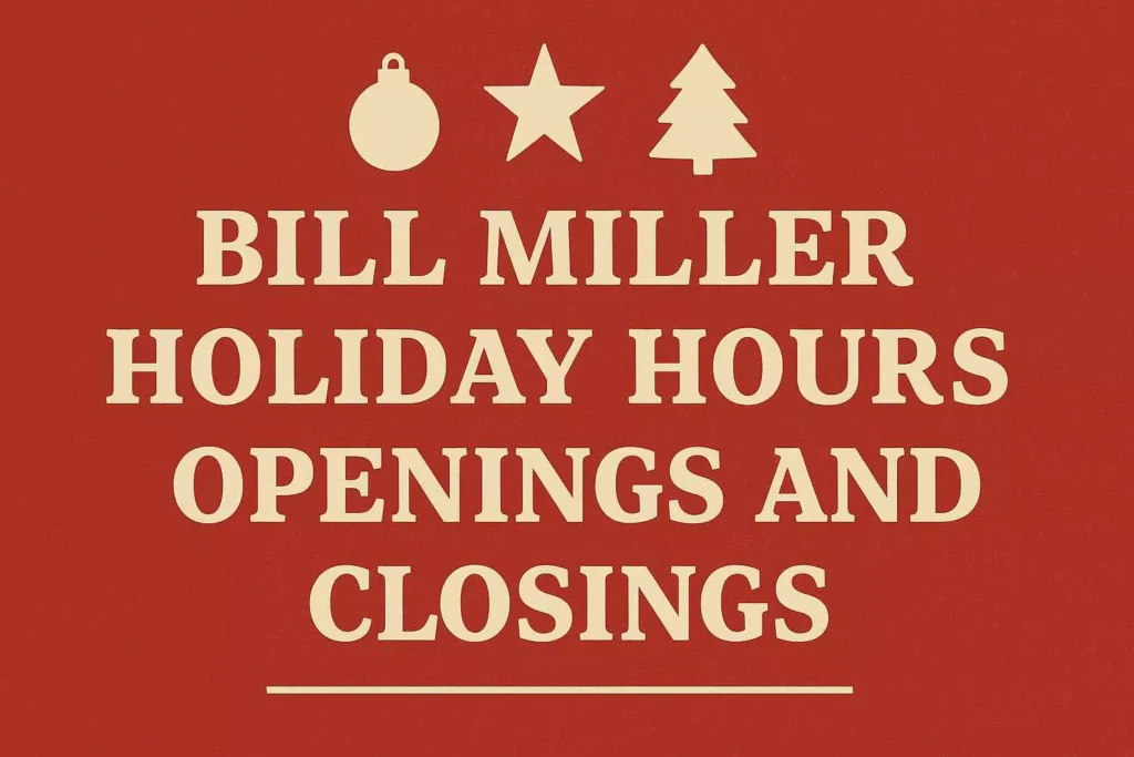 Holiday Hours