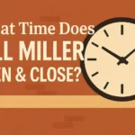 What Time Does Bill Miller Open & Close? Open & Close